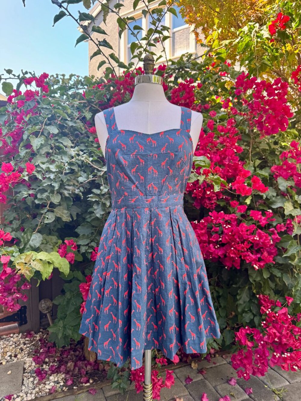 Urban Outfitters Cooperative Giraffe print Dress | US 10 | NWT